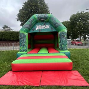 Jurassic theme bouncy castle for hire